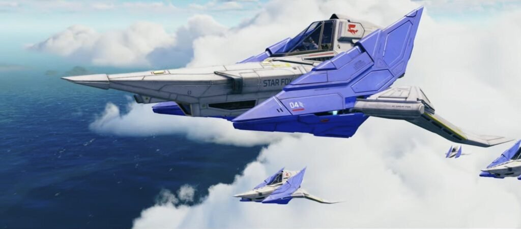 Arwing in Star Fox for Nintendo Switch 2