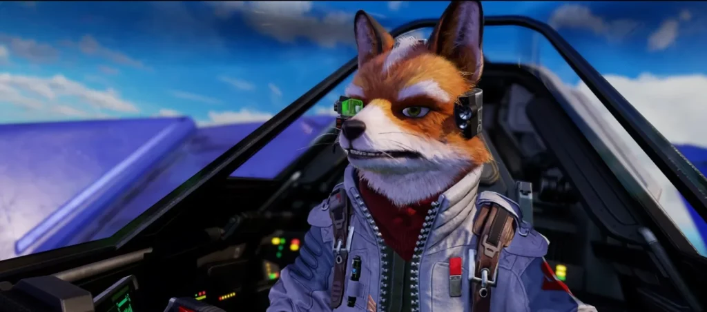 Fox McCloud in Star Fox for Nintendo Switch 2